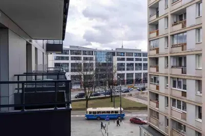 Plan piętra w obiekcie Golden Apartments Warsaw Solidarnosci 60B 37