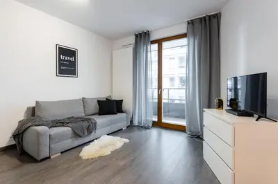Plan piętra w obiekcie Golden Apartments Warsaw Solidarnosci 60B 37