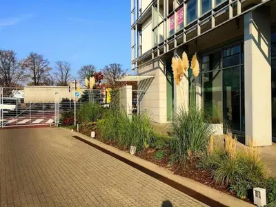 Budynek, w którym mieści się apartament