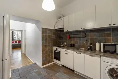 Plan piętra w obiekcie Close-Central Warsaw Apartment - Great Location- Warsaw Stays- Freta