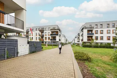 Budynek, w którym mieści się apartament