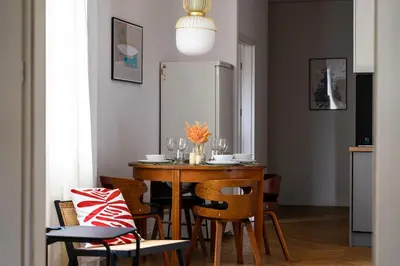 Plan piętra w obiekcie Warsaw Suite near River - 58m2, Metro, Balcony