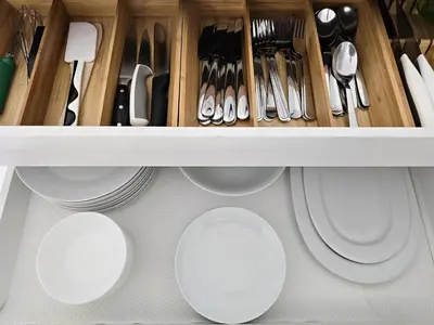 Plan piętra w obiekcie White Boho Apartment