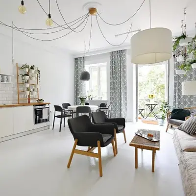 White Boho Apartment