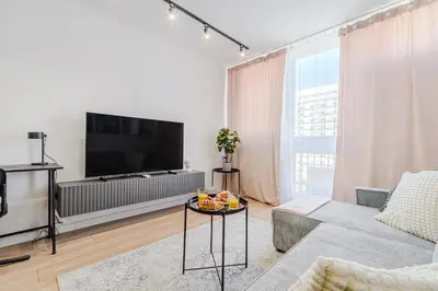Telewizja i/lub zestaw kina domowego w obiekcie Waliców 20 P&O Apartments