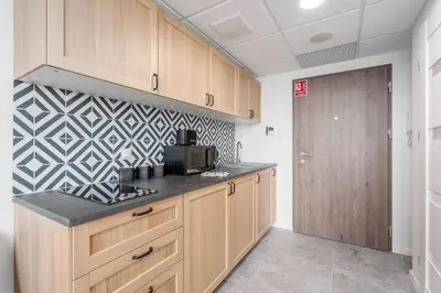 Kuchnia lub aneks kuchenny w obiekcie Chill Apartments Pileckiego