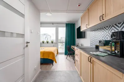 Kuchnia lub aneks kuchenny w obiekcie Chill Apartments Pileckiego