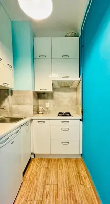 Kuchnia lub aneks kuchenny w obiekcie Five Colors Apartment Warsaw