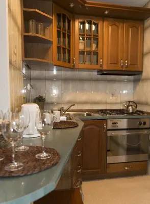 Kuchnia lub aneks kuchenny w obiekcie Warsaw Budget Apartments