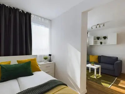 Część wypoczynkowa w obiekcie Warsaw City Centre - Apartment for 3 people by Noclegi Renters