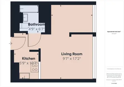Plan piętra w obiekcie Warsaw City Centre - Apartment for 3 people by Noclegi Renters