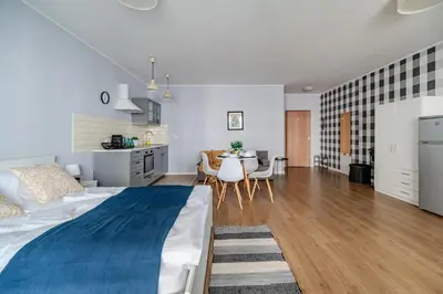Kuchnia lub aneks kuchenny w obiekcie West Station Apartments by Arrenda