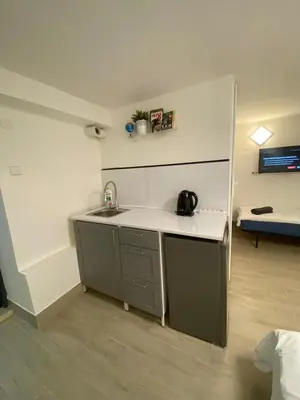 Kuchnia lub aneks kuchenny w obiekcie Apartel24pl Chopin House Self Check-in