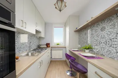 Kuchnia lub aneks kuchenny w obiekcie Classic Style Apartment - Remote Work by Noclegi Renters