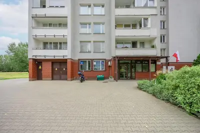 Budynek, w którym mieści się apartament