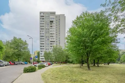 Budynek, w którym mieści się apartament