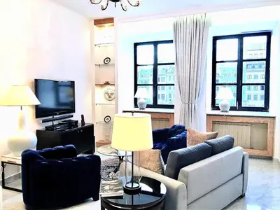 Część wypoczynkowa w obiekcie MONDRIAN Luxury Suites & Apartments Market Square IV