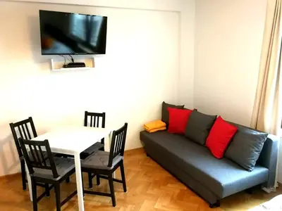Część wypoczynkowa w obiekcie Center Warsaw - Apartmenty Jana Pawła II