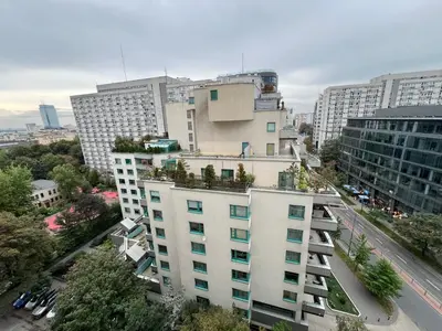 Budynek, w którym mieści się apartament