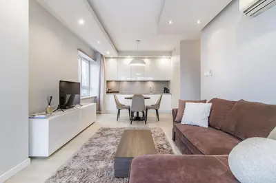 Część wypoczynkowa w obiekcie Platinum Towers - luxury City Centre apartment with a view