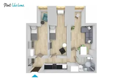 Plan piętra w obiekcie Old Town Apartment - Old Market