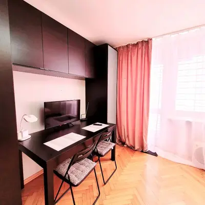 Telewizja i/lub zestaw kina domowego w obiekcie Apartament Centrum Warszawa