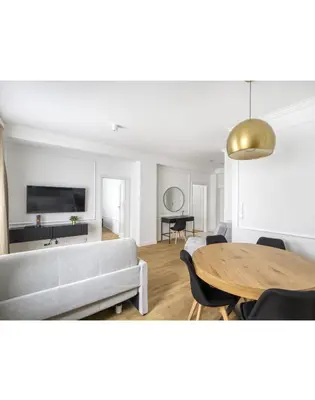 Część wypoczynkowa w obiekcie Labo Apartment Marszałkowska