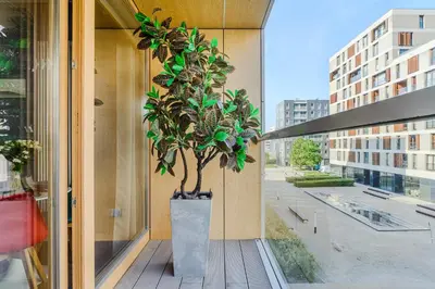 Budynek, w którym mieści się apartament