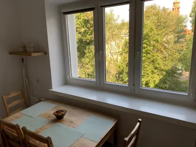 Plan piętra w obiekcie Apartament na zielonym Nowolipiu