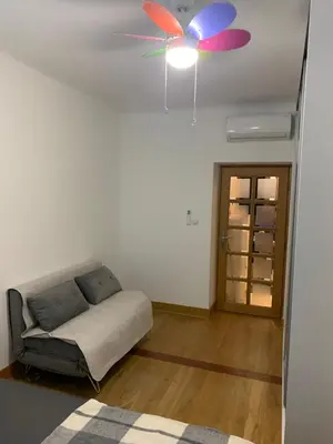 Część wypoczynkowa w obiekcie Apartament na zielonym Nowolipiu