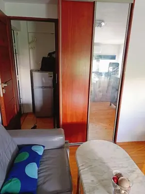 Łóżko lub łóżka w pokoju w obiekcie City centre studio