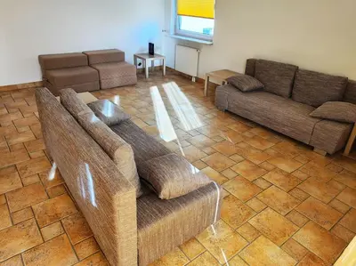 Część wypoczynkowa w obiekcie Apartament Metro Wilanowska