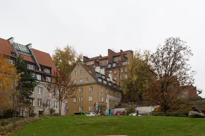 Budynek, w którym mieści się apartament