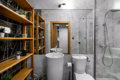 Plan piętra w obiekcie Cozy Villa with 6 bedrooms