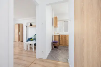 Kuchnia lub aneks kuchenny w obiekcie Cosy Apartment with Smart TV by Noclegi Renters