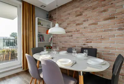 Część wypoczynkowa w obiekcie Apricot 3 Room Apartment Bobrowiecka Mokotow