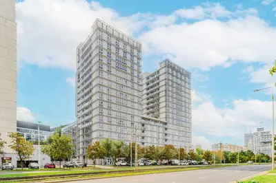 Budynek, w którym mieści się apartament
