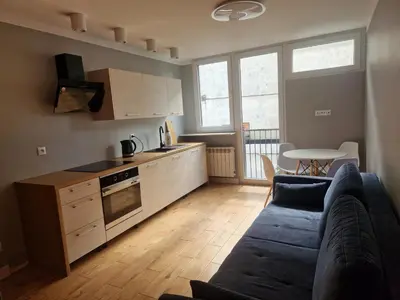 Kuchnia lub aneks kuchenny w obiekcie Centrum Apartament
