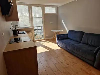 Kuchnia lub aneks kuchenny w obiekcie Centrum Apartament