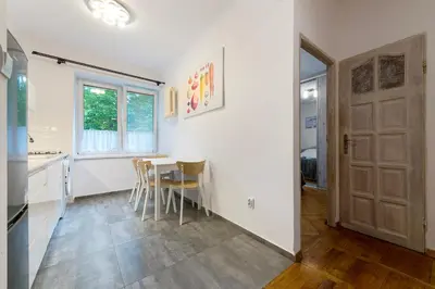 Kuchnia lub aneks kuchenny w obiekcie Very quiet flat in the Old town