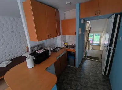 Kuchnia lub aneks kuchenny w obiekcie Złota Center Apartament