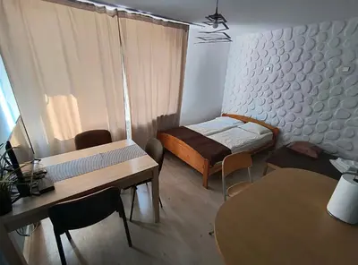 Łóżko lub łóżka w pokoju w obiekcie Złota Center Apartament