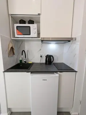 Kuchnia lub aneks kuchenny w obiekcie Snug Apart A82