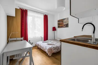 Łóżko lub łóżka w pokoju w obiekcie Finlandzka 5A by Homeprime