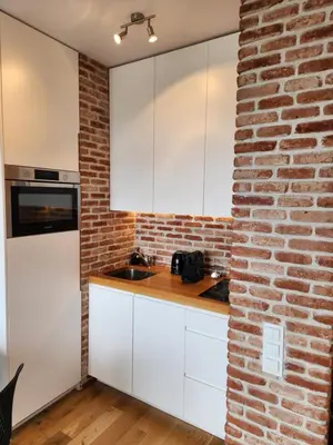 Kuchnia lub aneks kuchenny w obiekcie Premium Apartament Siedmiogrodzka 1A parking free