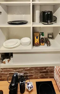 Kuchnia lub aneks kuchenny w obiekcie Premium Apartament Siedmiogrodzka 1A parking free