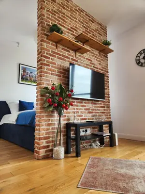 Telewizja i/lub zestaw kina domowego w obiekcie Premium Apartament Siedmiogrodzka 1A parking free