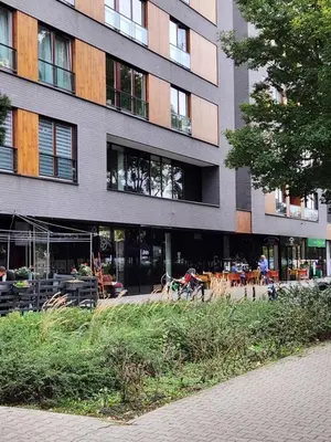 Budynek, w którym mieści się apartament