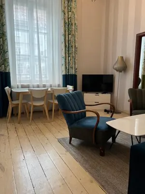 Telewizja i/lub zestaw kina domowego w obiekcie Apartament 105 Centrum