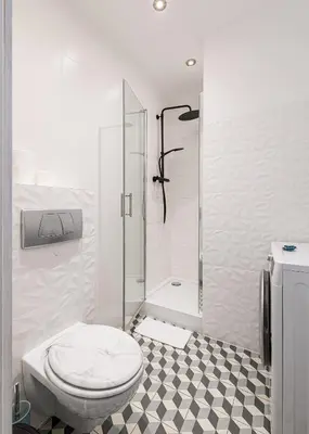 Łazienka w obiekcie RentPlanet - Apartament Służew